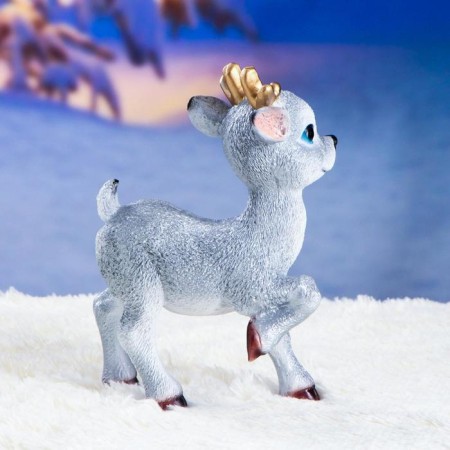 New Year's figure "deer Babe" silver 22x13x30-1
