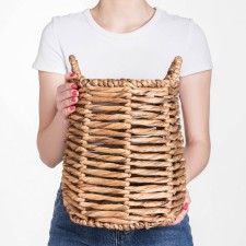 Wicker basket, 26/22x29/34 cm, reeds