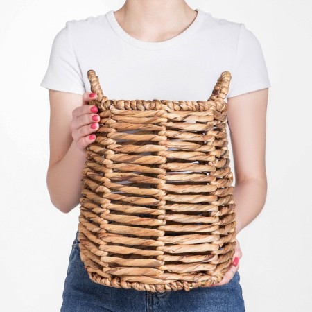 Wicker basket, 26/22x29/34 cm, reeds