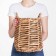 Wicker basket, 26/22x29/34 cm, reeds