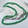 Beads ball # 6 facet "agate green", 45 cm