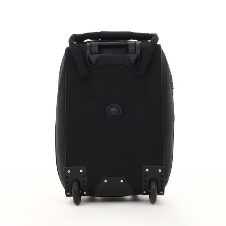 Small suitcase 20 ", a road bag with a zipper, black color-3
