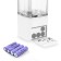 Touch-soap for liquid soap KitFort KT-6064-1, 2.5 W, 550 ml, white
