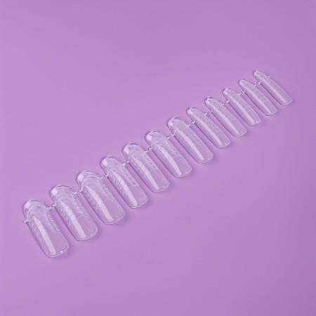 The upper forms for building in a container, d-bend, 120 pcs, the color is transparent-3