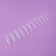 The upper forms for building in a container, d-bend, 120 pcs, the color is transparent