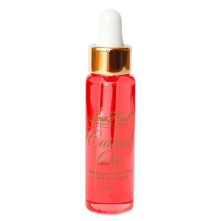 Jessnail oil, for moisturizing and nutrition cuticle, "strawberries", 12 ml