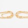 Earrings Metal "Style" Chain, Pin, Color Gold