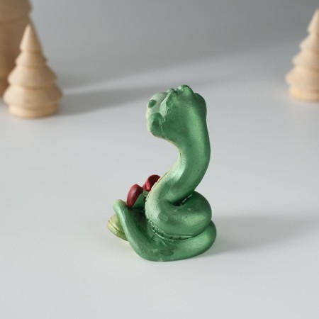 Souvenir Polystone "Snake with bells/star" MIX 3.5x3.5x6.5 cm-4