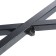 Bath frame Euroleux lait / miamika, 160x70 cm, x-shaped