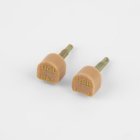 Heels for heels, 8 × 8 × 6 mm, 2 pcs, beige color-2