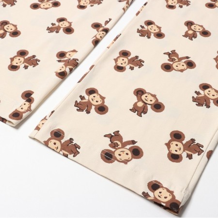 Female pajamas (T-shirt and trousers) KAFTAN Cheburashka size 52-54-9