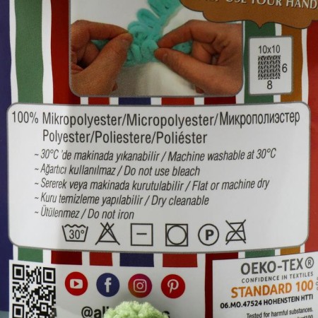 Yarn "Puffy Fine" 100% micropoliester 14.5m/100g (485)-3