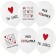 Shar Latex 12 “My favorite” White, pastel, 1 tbsp., Set 25 pcs., Mix