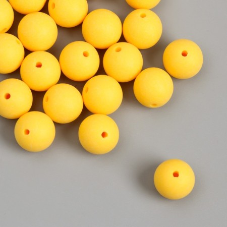 Beads for creativity plastic "Sharfran" matte d = 1.2 cm set 20 g-1