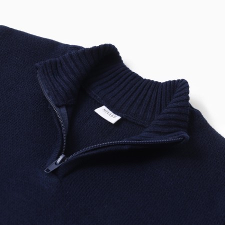 Costume (sweater and trousers) children's minku, dark blue color, height 122 cm-12