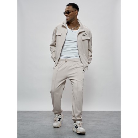 Sports suit men's, size 48, beige color-14