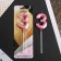 Candle for the cake, the number "3", pink.