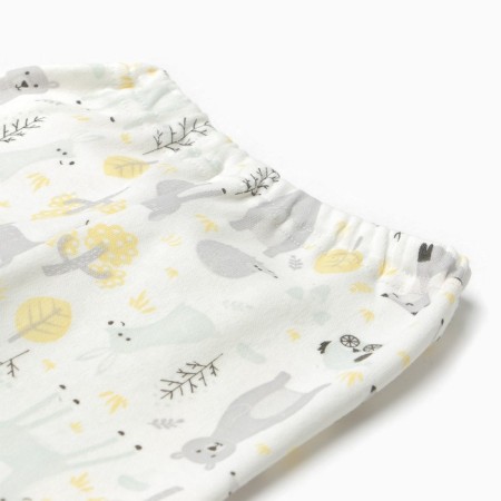 Pants for children, milk/animals, height 68 cm-1