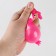 Bloody rubber hornet light “frog”, mix color, in showbox