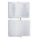 The diary is low, PVC cover, A5 format, 140 sheets in a cage, with pockets, mix
