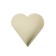 Furniture button “Heart” handle, satin gold color