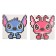 Aquamosaic "Stich with a girlfriend", more than 800 balls, 2 figures