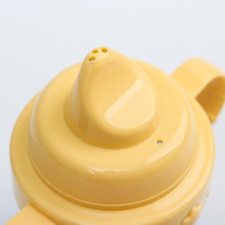 Baby chipper with solid nose "Bunny. Mothers and babies ", 150 ml, with handles, blue color-4