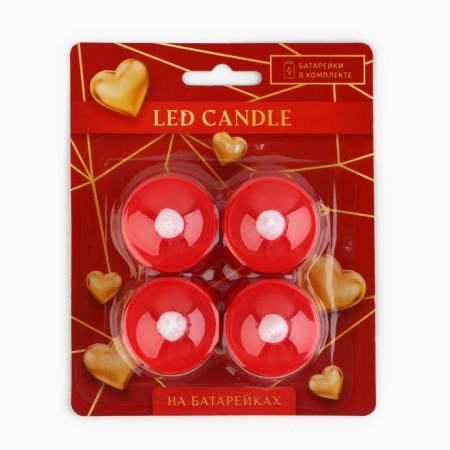LED candles "Led Candle", 4 pcs., D = 3.5, model AR-0005-1