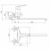 Fashun A2207 bath mixer, one -leaf, pour 320 mm, with shower, chrome