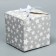 Gift folding box, packaging, “stars”, 12 x 12 x 12 cm