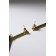 Earrings Assorted "Illusion", black color in gold