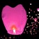 The lantern of desires "heart", pink