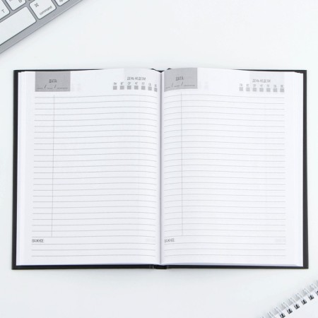 Diary in a solid cover A5, 80 sheets "Coat of Arbitament"-2