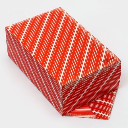 New Year. Gift box - New Year's Folding Candy "Christmas tree and animals", 18 x 28 x 10 cm.-1