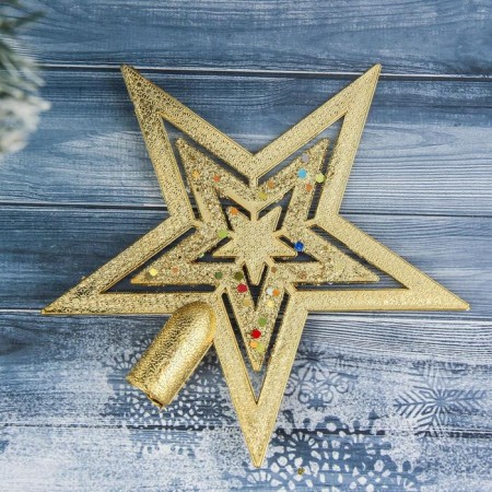 Top "Zvezda" confetti, 15x14.5 cm, gold
