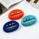 Hair crab "Leon" oval classic matte, 8.5 cm, mix