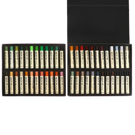Oil pastel, in a paper holder, in a cardboard box, 120 colors-4