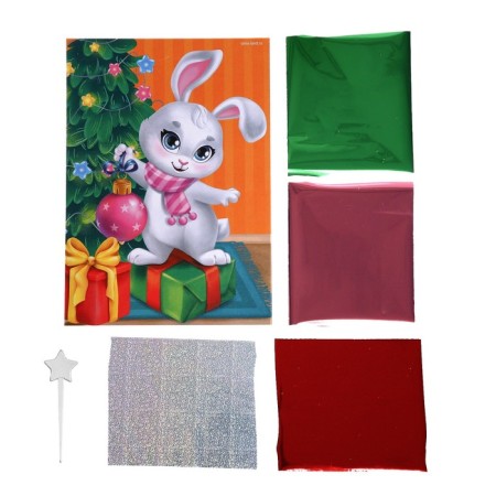 New Year's application by foil "New Year! Bunny "-2