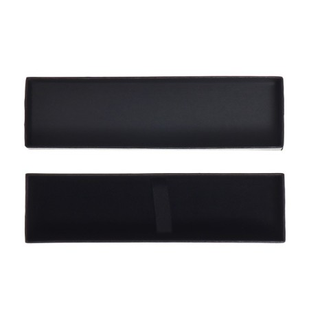 Case for a gift handle, embossing under the skin, black-2
