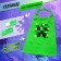 Carnival set "Cube-Mir" raincoat and mask, green