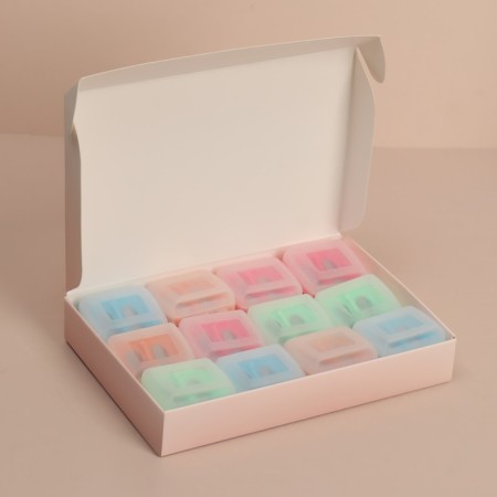 Cosmetic sharpener, with a lid, double, mix color-8