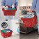 Basket plastic basket, 20 l, 2 plastic handles, red color