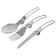 Set of folding tourist devices Maclay: knife, fork, spoon