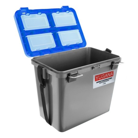 Winter yugana box single-section, the color is gray-blue-2