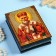 Casket "St. Nicholas the Wonderworker" 10 × 14 cm, lacquer miniature