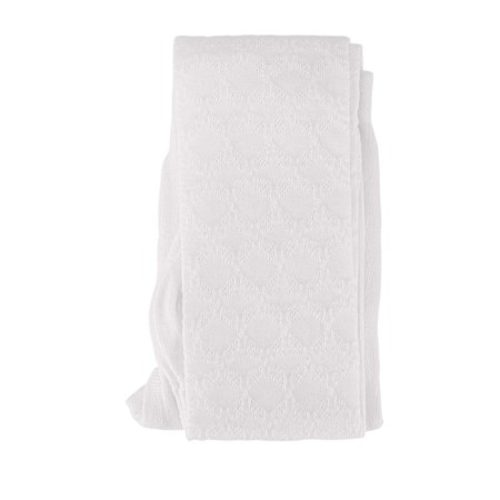 Pantyhose children's Omsa Kids Collant 12A11-2 with an openwork pattern Bianco, size 116-122-1