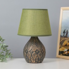 Table lamp 38046/1 E14 40W Black-gold 23x23x32 cm Risalux