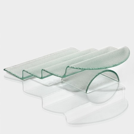 Glass Serving Magistro "Avis", 4 steps, 31 × 39 × 12.5 cm-3