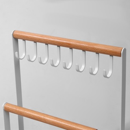 Steam for jewelry "Universal" 3-level, 22 × 9.8 × 26.3 cm, white color-3