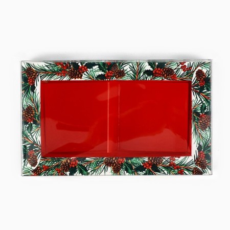 Box for 2 sweets with cells “Happy New Year!”, 10 x 6 x 3 cm, New Year-2